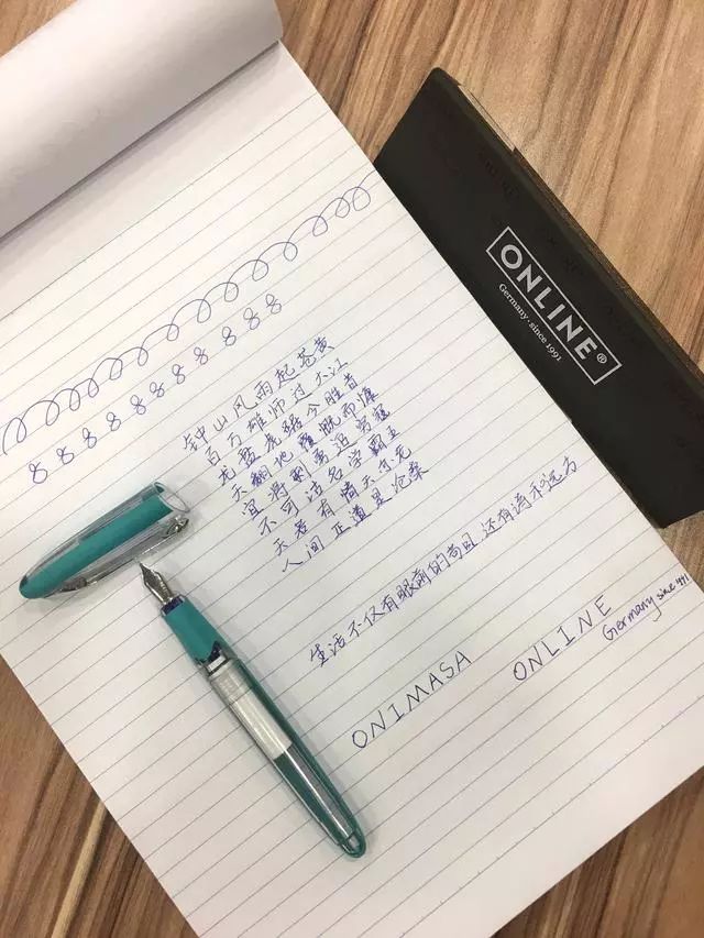 欧领钢笔ef尖评测,欧领钢笔slope测评