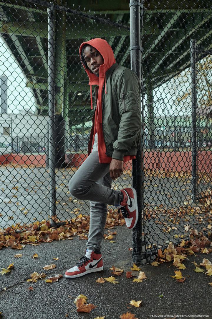 蜘蛛侠上脚的球鞋,蜘蛛侠加菲脚下的鞋