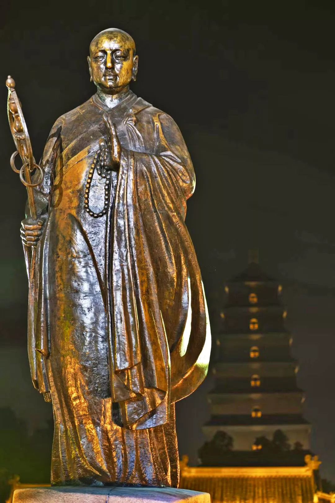 大唐不夜城高清壁纸4k,大雁塔和大唐不夜城官方高清壁纸