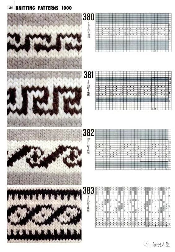 最新提花毛衣花样大全及图解,一些漂亮的提花毛衣花样推荐