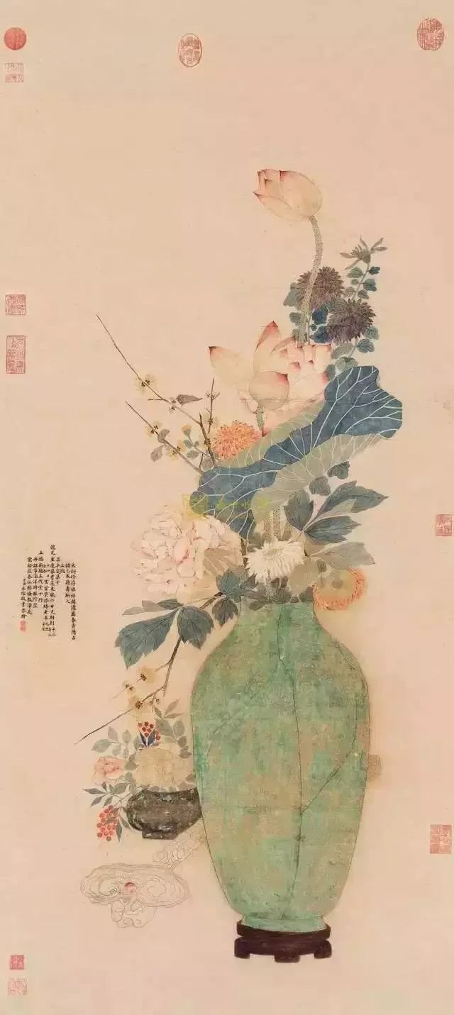 1945年齐白石和张大千的画,齐白石山水画十二展