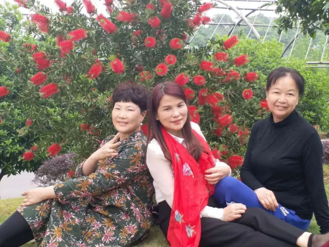 中国大妈外出旅游跨栏,大妈旅游动作