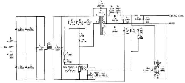 采用TinySwitch—Ⅲ的LED驱动电源设计