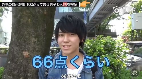 街访日本妹子为自己的颜值打分,日本街访颜值