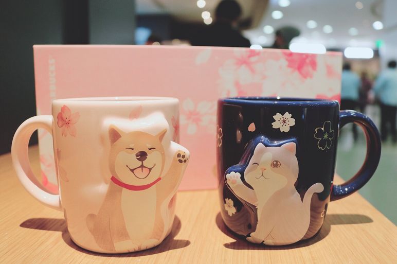 网红爆款猫爪杯,网红杯星巴克猫爪杯