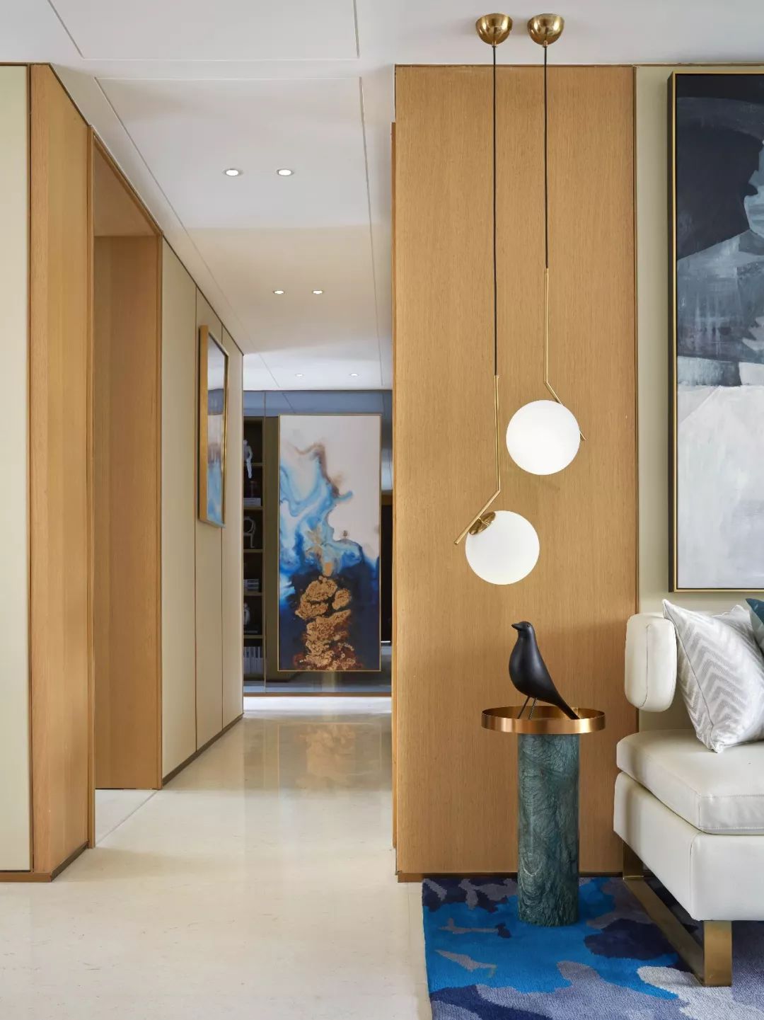 120平现代轻奢风格别墅,120平现代简约风格样板房