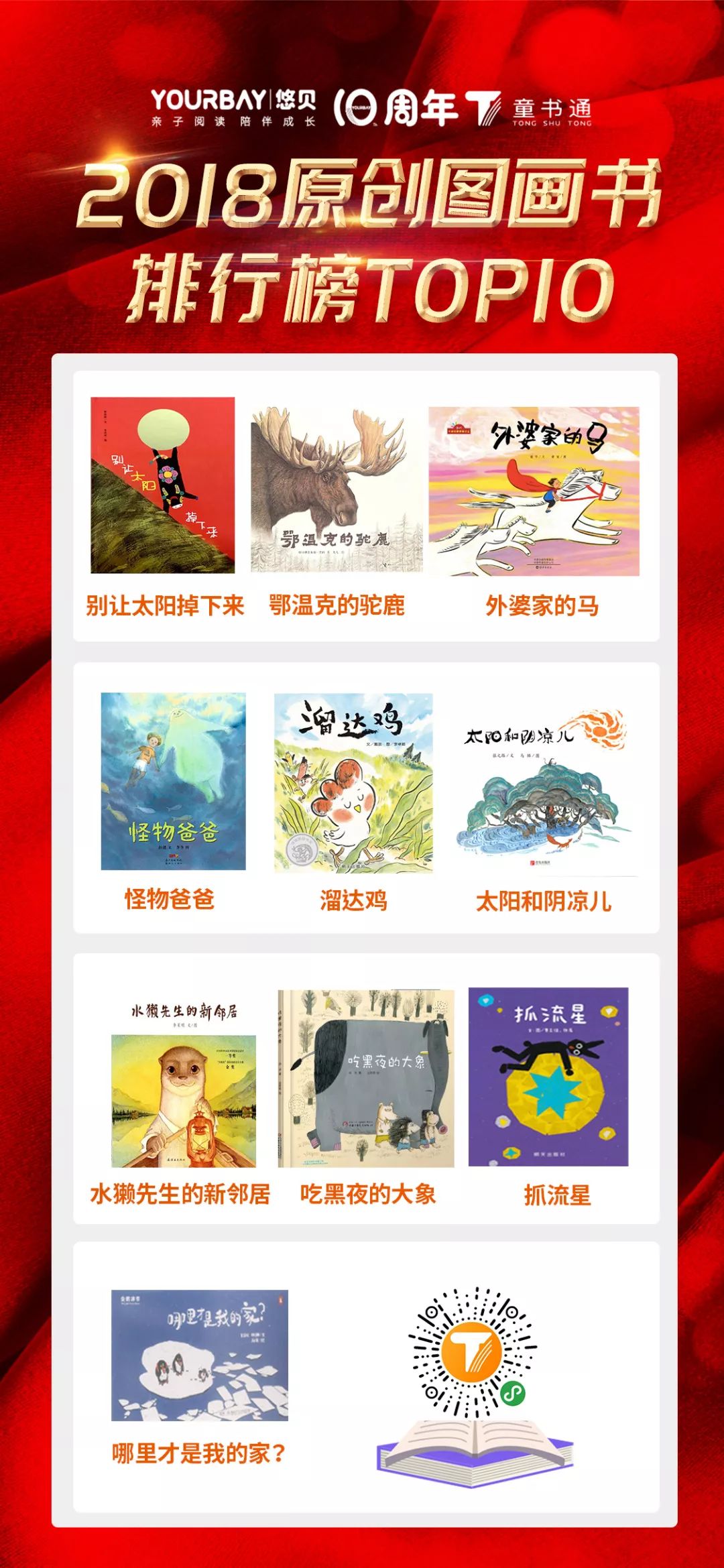 原创图画书获奖作品,十本经典图画书