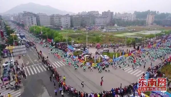福安市赛岐马拉松,一路跑步一路美景