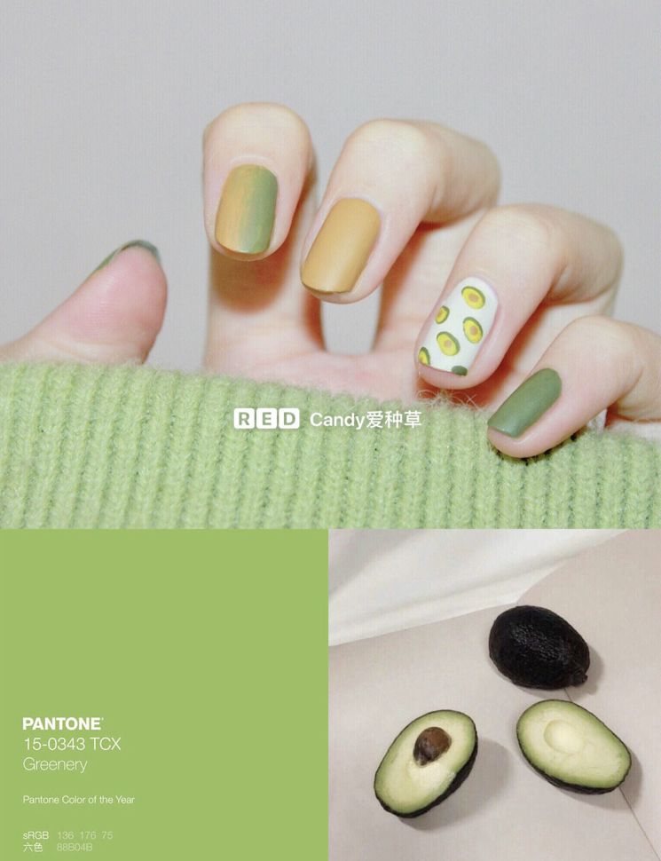 夏天美甲款式图片2022最火网红款,夏天短指甲美甲纯色显手白