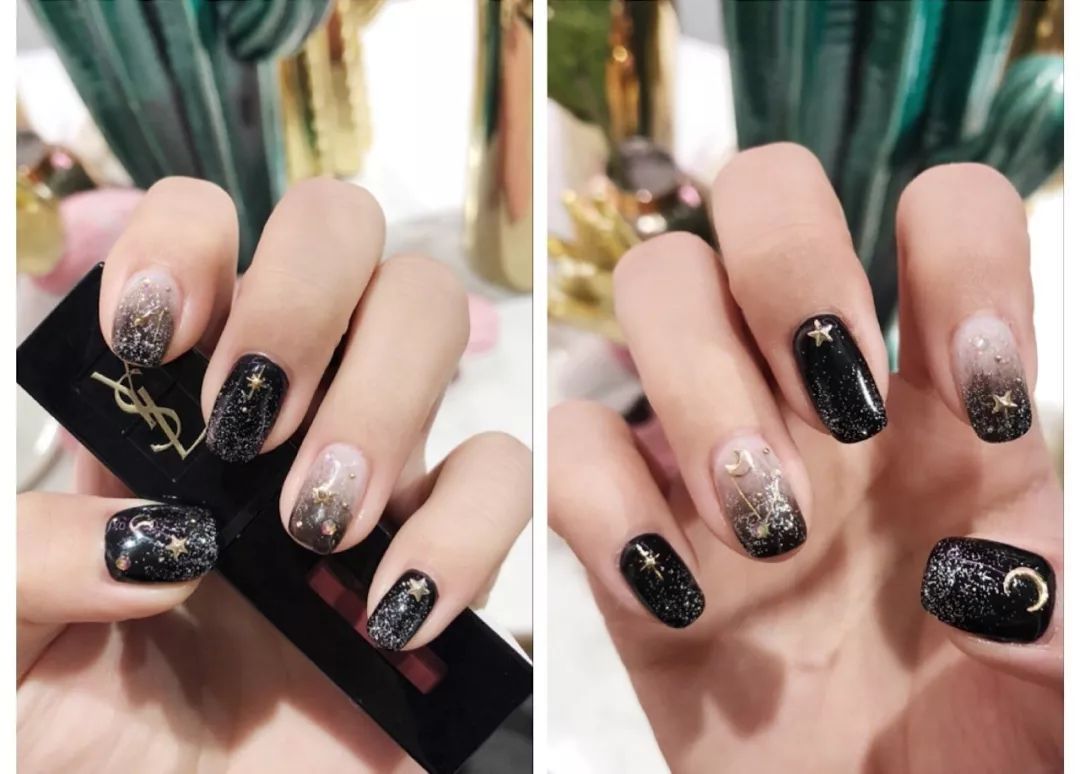 适合夏天的美甲显手白,超显手白的美甲带钻