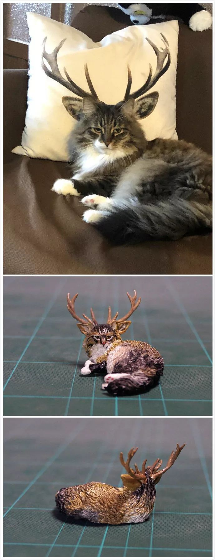 日本“手工鬼才”捏的小动物模型，比表情包还沙雕