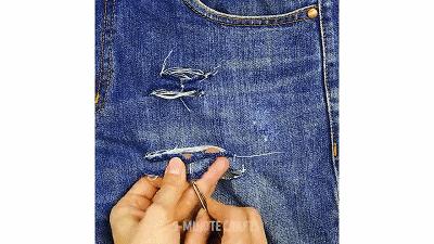 裤腰小了别慌,裤腰小了一根皮筋搞定