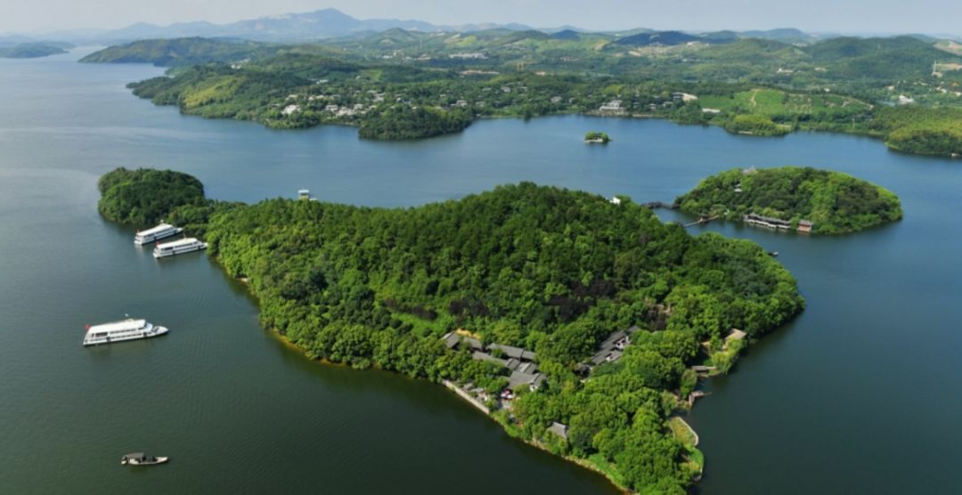 天目湖航拍美景,天目湖风景区航拍