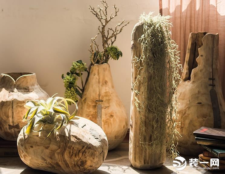 竹木花瓶装饰,实木花瓶制作过程