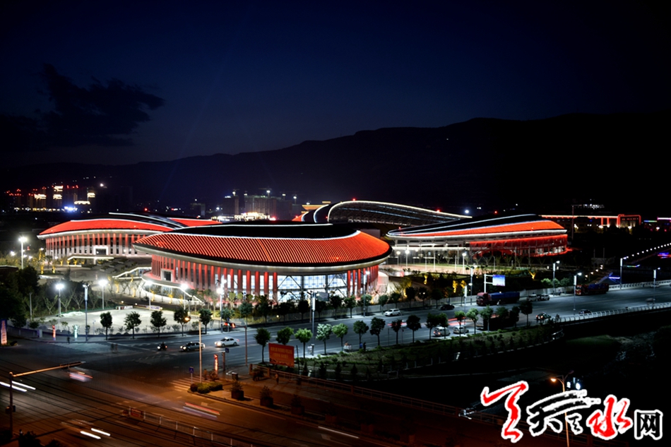 探访天水市体育中心,天水市体育中心鸟瞰图