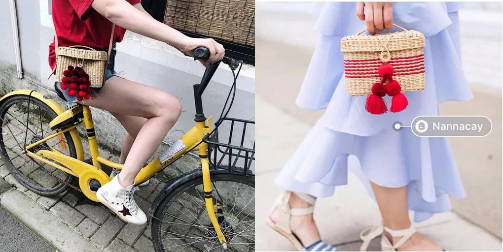 不是菜篮子不好看,这50款明星潮人都爱的草编包,才没有过时