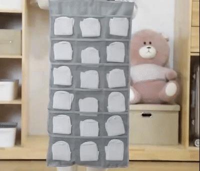 1招搞掂全柜内衣裤!日式收纳神器,告别*处私**脏乱细菌