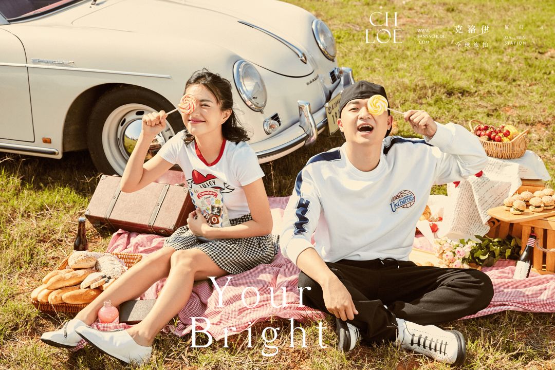 婚纱照拍摄田园风,室内婚纱照这样拍更美