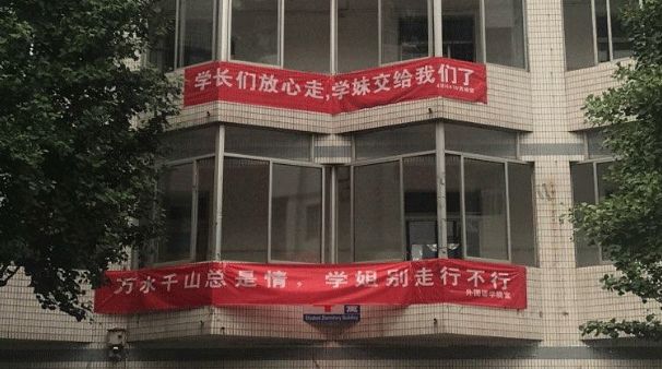 催人泪下的毕业横幅,本科毕业典礼横幅