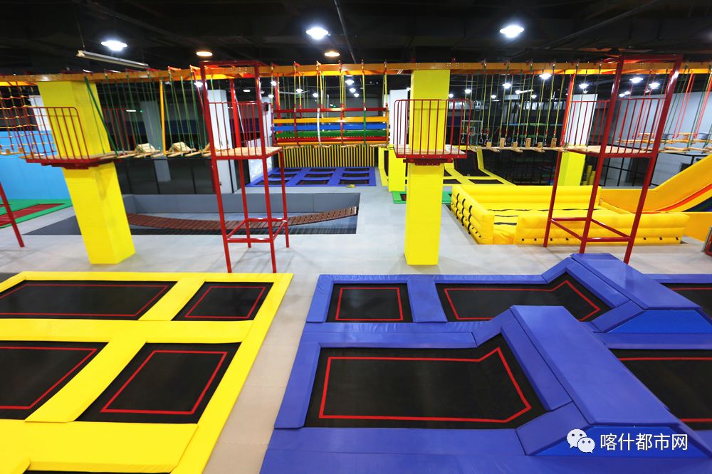 喀什蹦床乐园推荐,喀什鑫锐锋蹦床主题公园