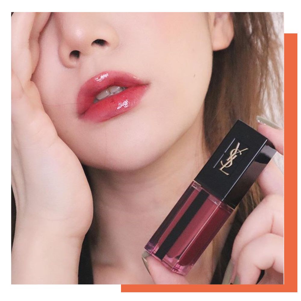 ysl粉金水光唇釉202在哪里买,ysl最新水光唇釉试色