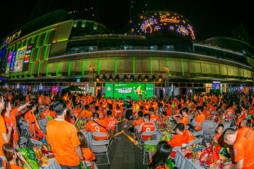 欢聚中超青岛啤酒观赛派对过足瘾,欢聚亚冠青岛