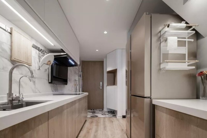 50平米复式轻奢装修一镜到底,现代风复式小户型装修