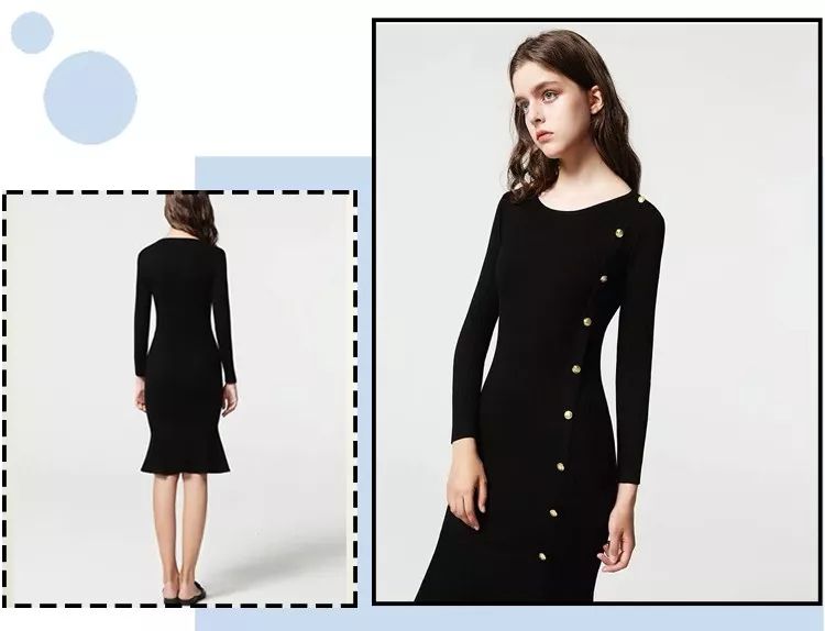 连衣裙女款爆款2022新款正品秋冬,好看秋冬的连衣裙推荐