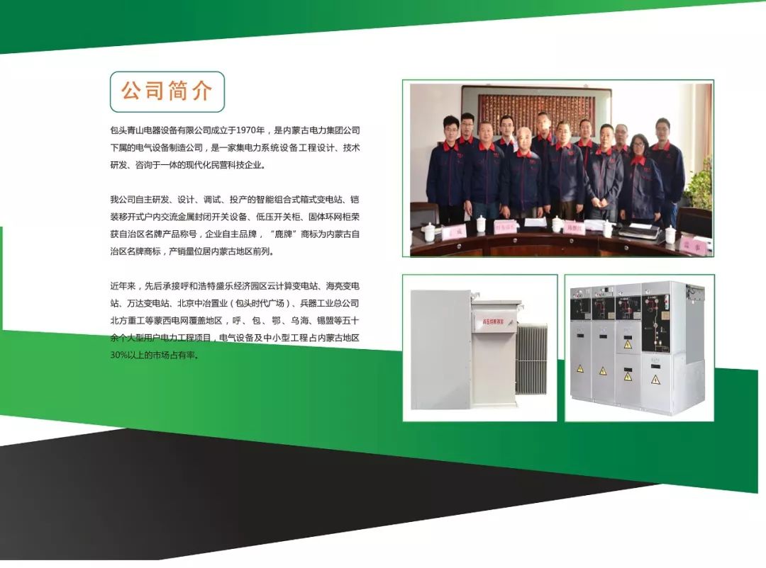 用标准立规矩用创新闯市场——包头市创建“标准国际化创新型城市”标准品牌故事之一·青山电器智能成套电气设备