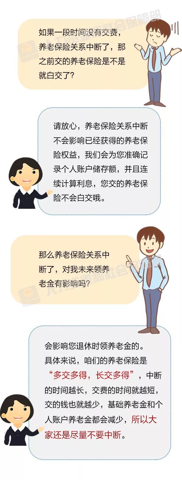 企业职工基本养老保险怎么中断,企业职工养老保险中断了怎么办