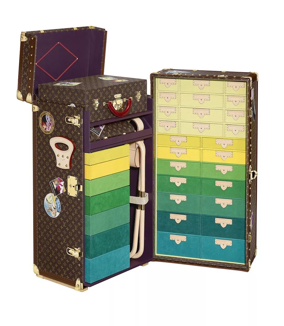 lv旅行箱真的太美了,lv旅行箱全套