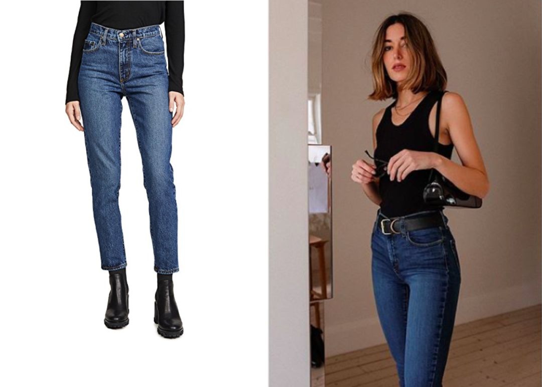 直筒修饰腿型牛仔裤,修饰腿型巨好搭配的牛仔裤