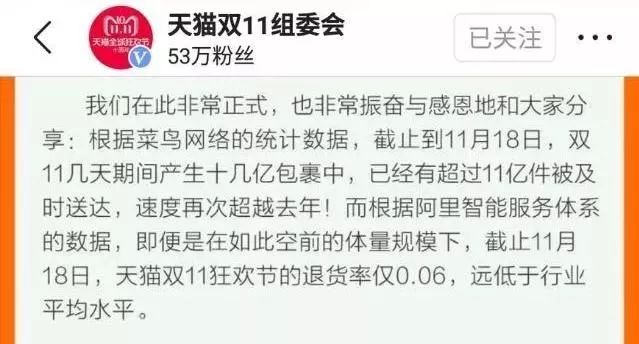 双十一退货,双十一之后的退货