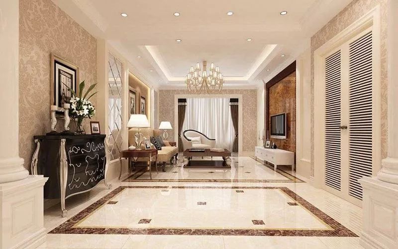 客厅瓷砖与卫生间瓷砖颜色相近,大瓷砖和小瓷砖铺客厅的优缺点