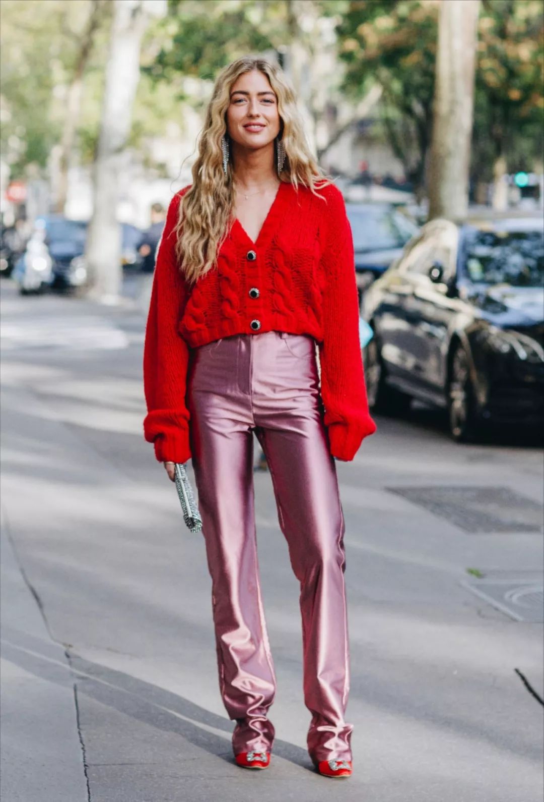 怎么调出跟钟楚曦一样的复古风,钟楚曦新中式穿搭同款