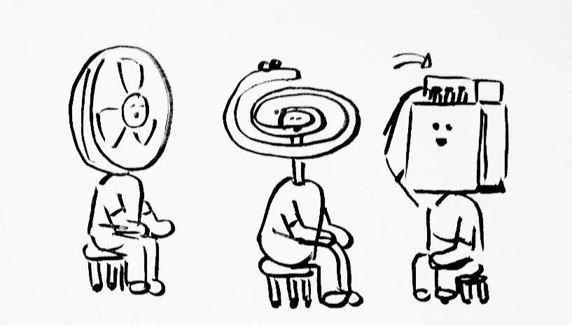 这张图非常火，网友留言说：这个星星就不知道把板凳往前挪一挪吗