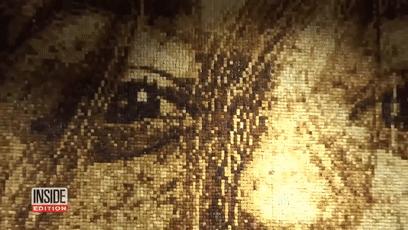 切出40000块面包丁玩拼图，无聊吃货的最高境界？