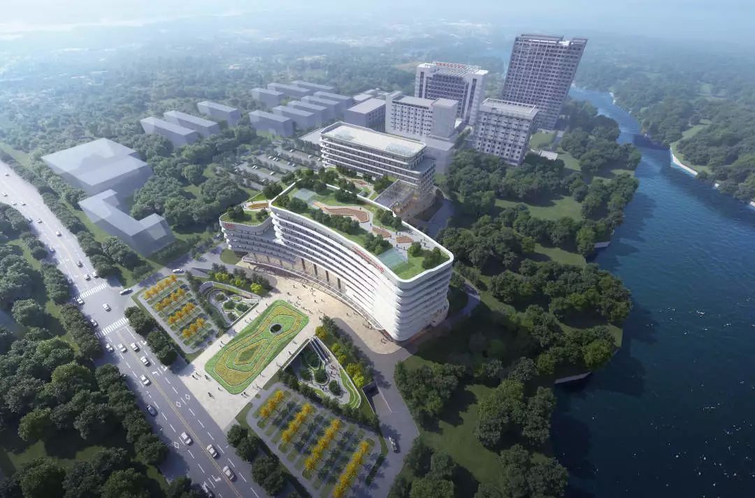柳州中西医结合医院新院建设情况,柳州工人医院新院旁边新建工地