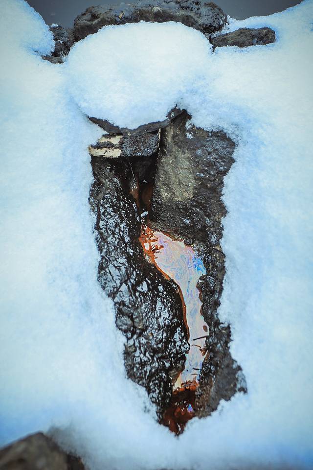 克拉玛依，我在冬季遇见你，荒野冰雪醉美是你