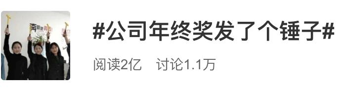 年终奖发个锤子发个鸡毛,年终奖老板给我发了个锤子