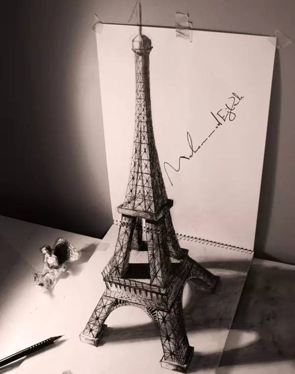 黑暗3d绘画作品,不敢相信眼睛的3d画