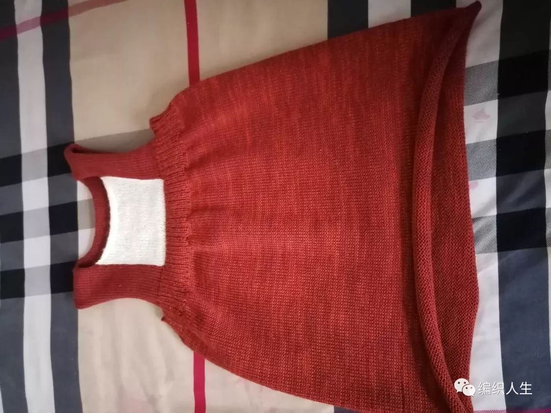 好看的毛衣女自己织的,好看又好织的毛衣花样女童连衣裙