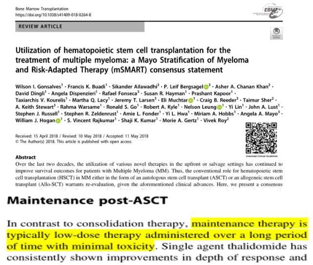 洞察目标|MM患者达到“深缓解、长生存”已不再魔幻