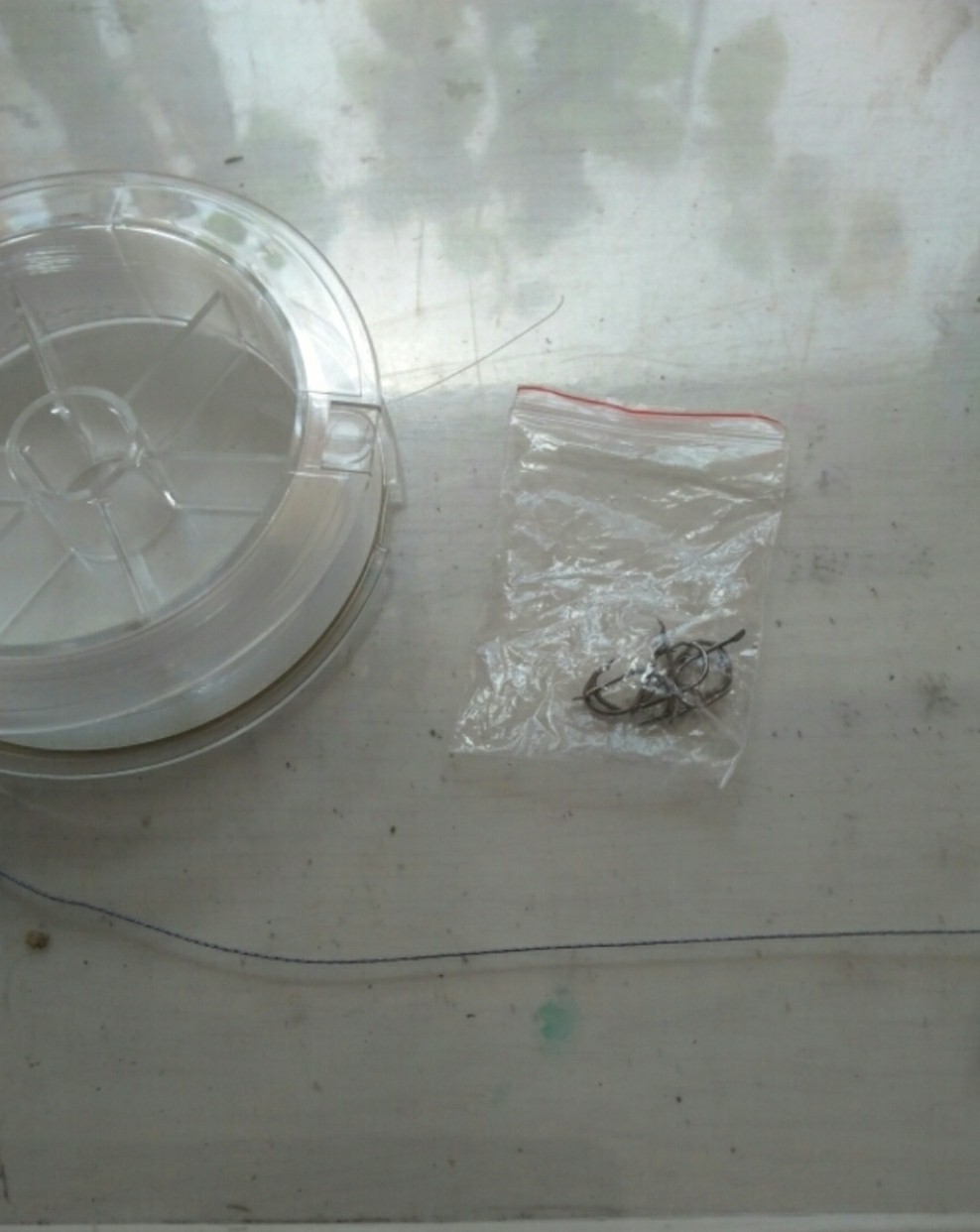 钓鱼串钩手工,手工自制串钩