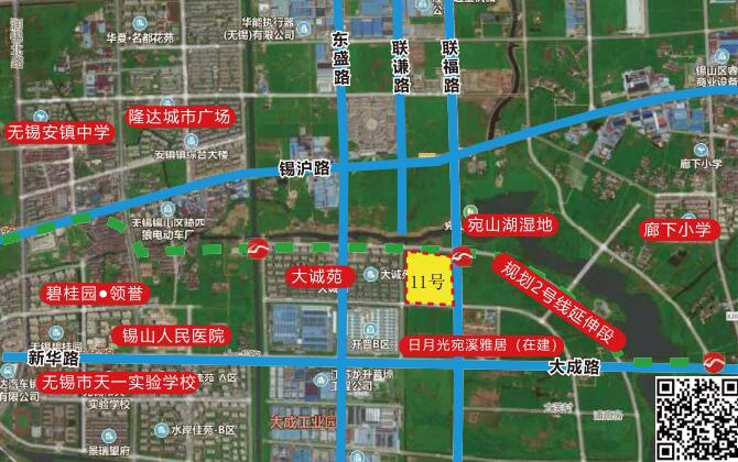 锡山最好的地块,锡山区11宗地块