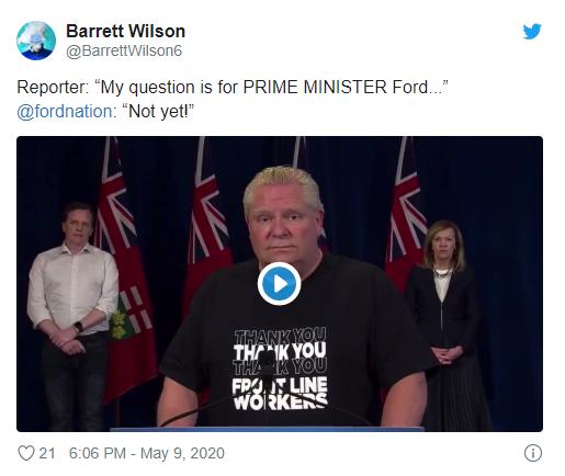 记者提问乌龙称加拿大省长为总理他的回答引网友争议