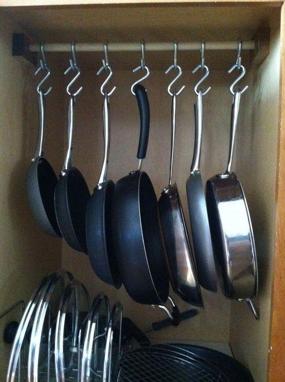 小户型锅具收纳小妙招,家庭实用锅具收纳视频大全