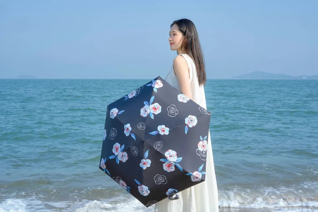 口袋防晒伞防紫外线推荐,日本防晒黑胶便携口袋伞100多元