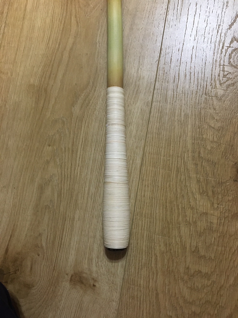 茶杆竹DIY抄网杆，钓友看看效果怎么样？