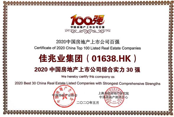 2019中国房地产上市公司10强,2020中国房地产集团排名前十